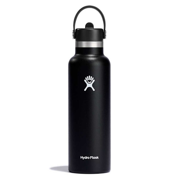 Hydro Flask 622ml Standard Flex Strå Kasket Thermo Sort
