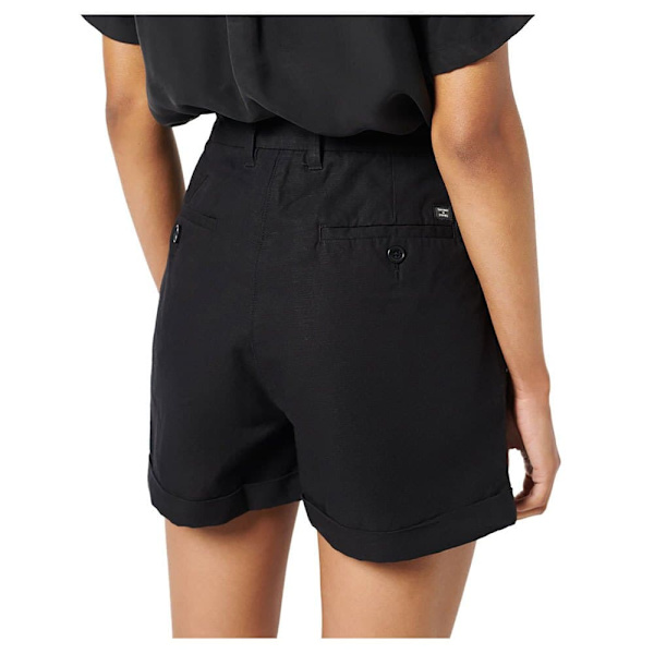 Superdry Shorts Studios Linen Svart S Kvinna