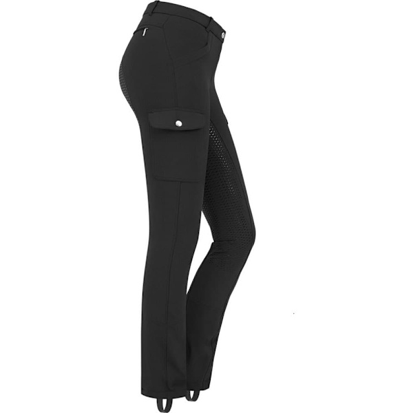 E.l.t. Silikon Ridbyxor Micro Jodhpur Cargo Svart 42