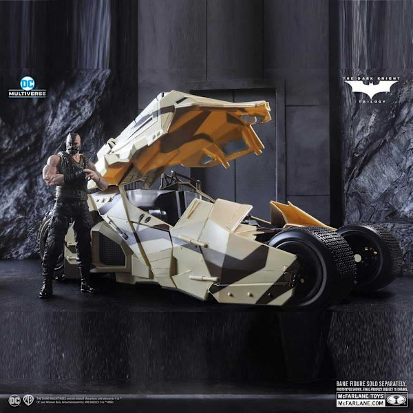 Mcfarlane Thumber Edition Gold Camouflage Batmobile -hahmo