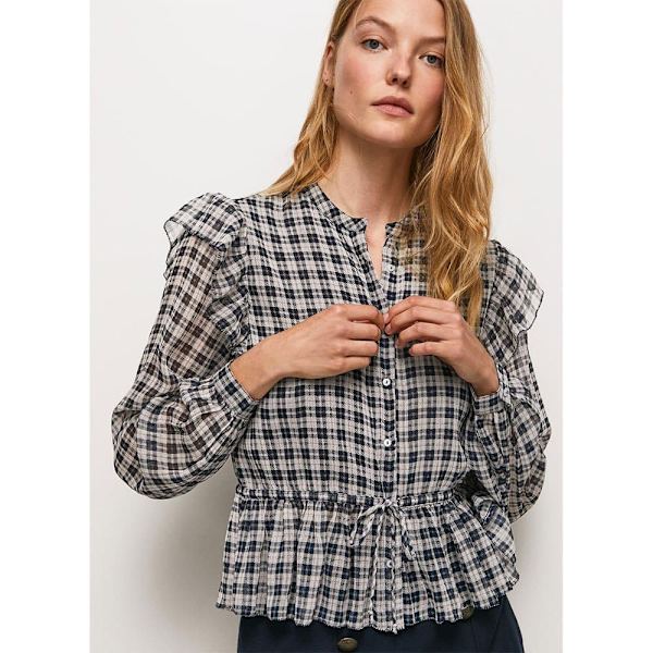 Pepe Jeans Pitkähihainen Paita Ofir Ruskea M Nainen