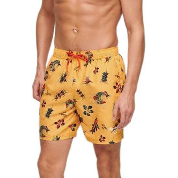 Superdry Hawaiian Print 17´´ Badbyxor Gul M Man