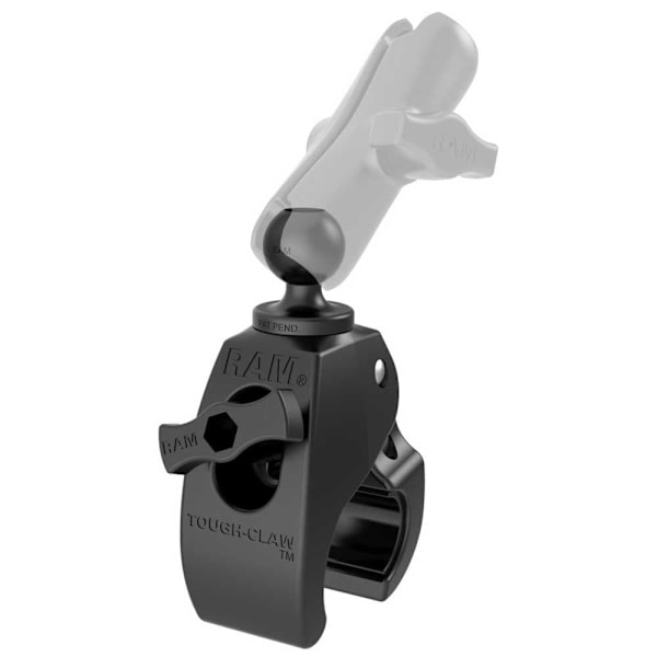 Ram Mounts Tough-claw™ Medium Clamp-pallojalusta Hopeinen
