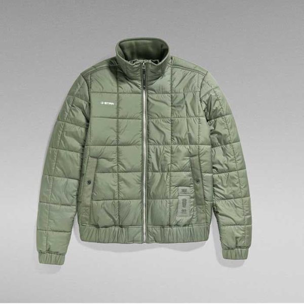 G-star Jacka Meefic Sqr Quilted Grönt S Man