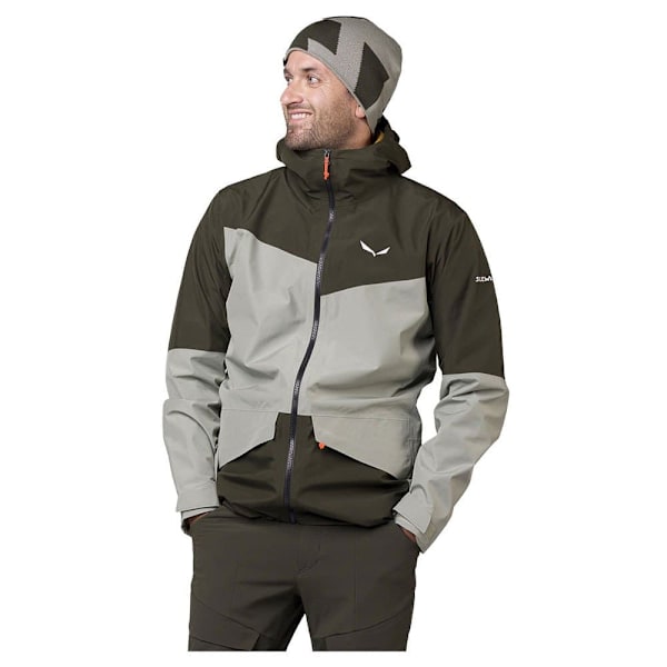 Salewa Puez Goretex 2l Jakke Grå S Mand