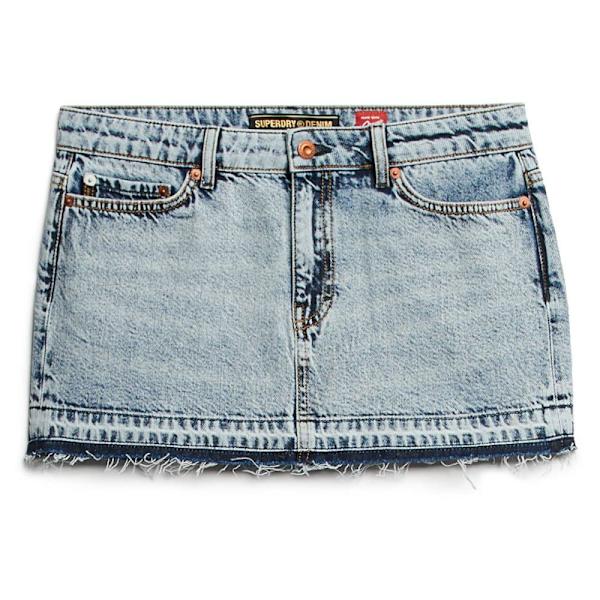 Superdry W7210317a Kort Kjol Blå 30 Kvinna