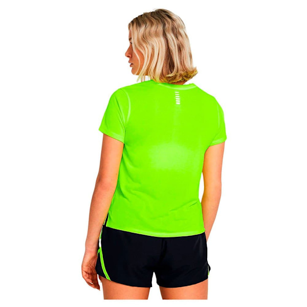 Under Armour Lyhythihainen T-paita Launch Vihreä L Nainen