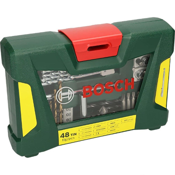 Bosch Professional Sæt Med Bor Og Spidser V-line 48tin 48 Enheder Gylden,Søvfarvet