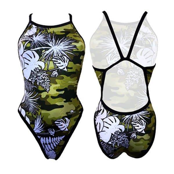 Turbo Badedragt Revolution Wild Camo Flerfarvet 5XL Kvinde