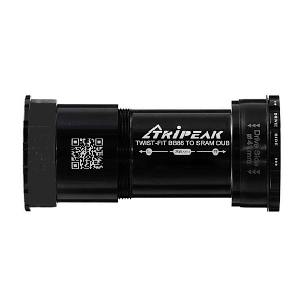 Tripeak Twist Fit Bb86 Sram Dub Steel Vevaxellagerkoppar Silver 86/92 mm
