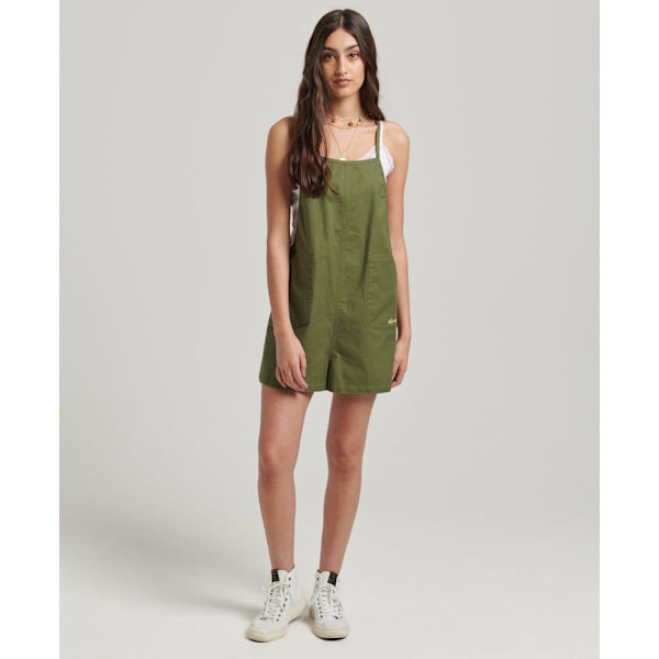 Superdry Romper Vintage Woven Vihreä M Nainen