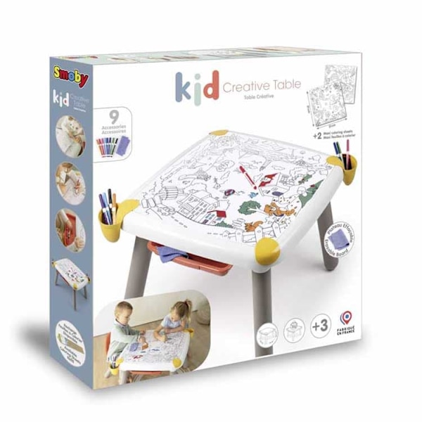 Smoby Kreativt Bord Med Tillbehör