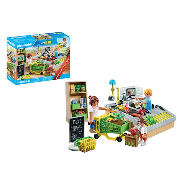 Playmobil Økologisk Supermarked Pakketilbud Transparent