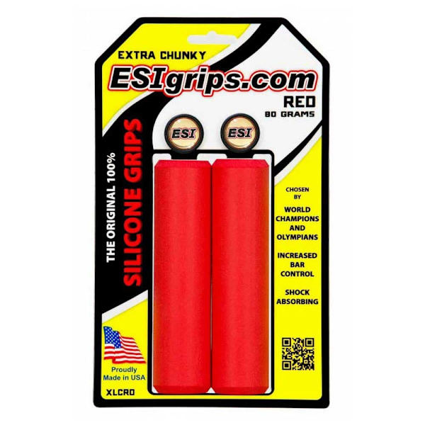 Esigrips Ohjaustanko Extra Chunky Punainen