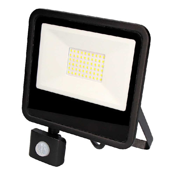 Edm Led Projektør 50w 4000 Lumens 6400k Sort