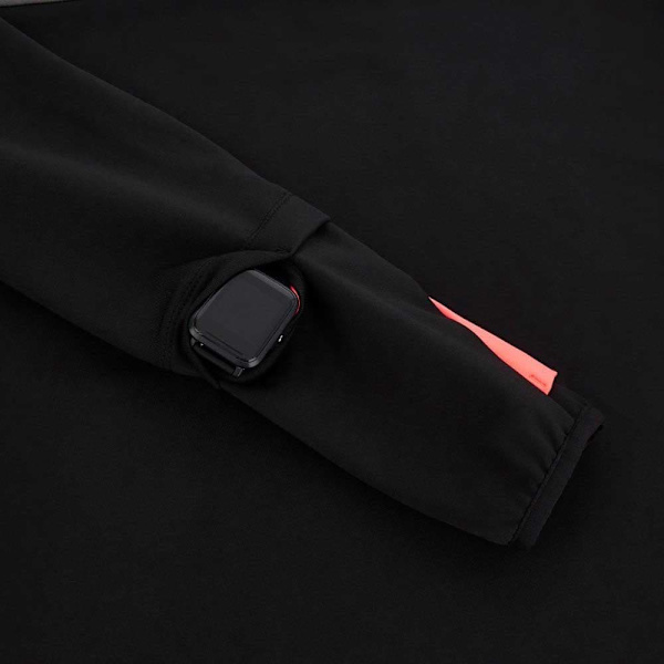 Macron Delia Halv Lynlås Sweatshirt Sort L Kvinde