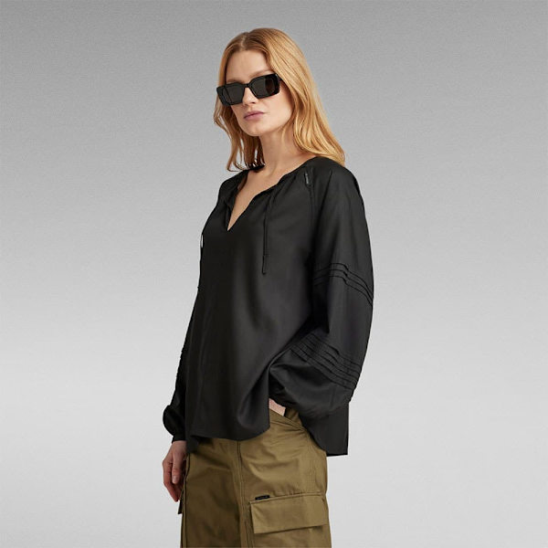 G-star Sniper Langærmet Bluse Sort 2XS Kvinde