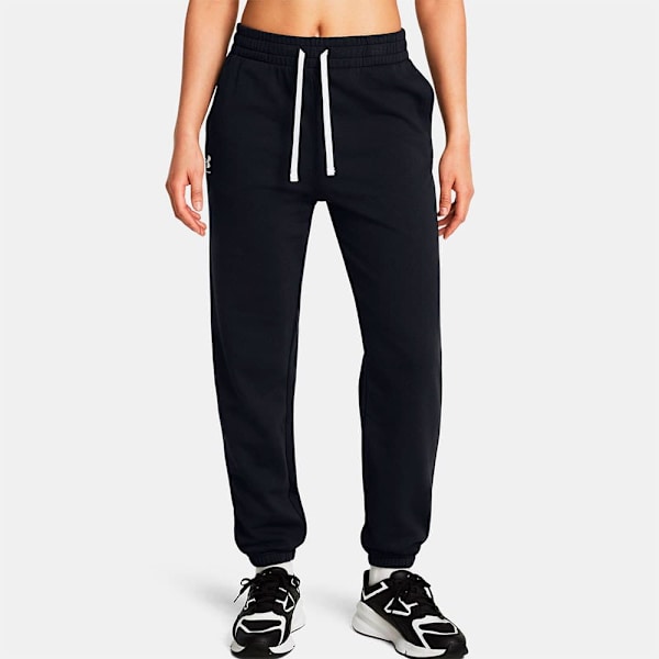 Under Armour Rival Terry Joggers Sort XL / Regular Kvinde