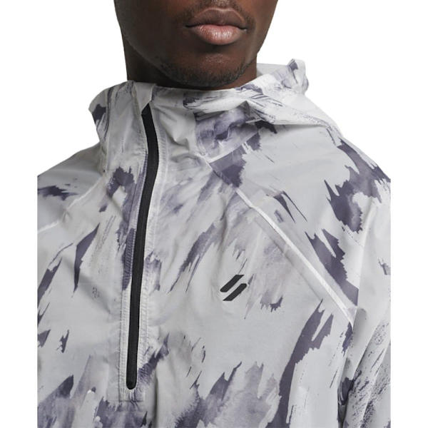 Superdry Run Lw Waterproof Shell Grå XL Mand