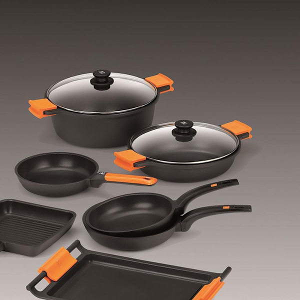 Bra Støbt Aluminium Pande 18 Cm Sort