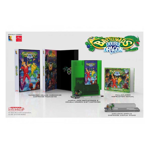Retro-bit Battletoads & Double Dragon Snes Retropelikonsoli