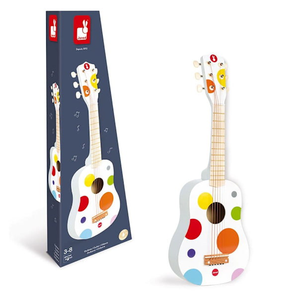 Janod Confetti Guitar Flerfärgad 3-8 Years