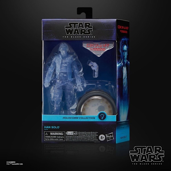 Hasbro Figur Star Wars Black Series Holocomm Collection Action Han Solo 15 Cm