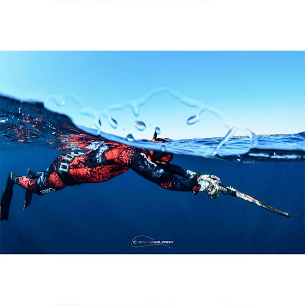 Omer Spearfishing Byxor Red Stone 5 Mm Röd 2XL