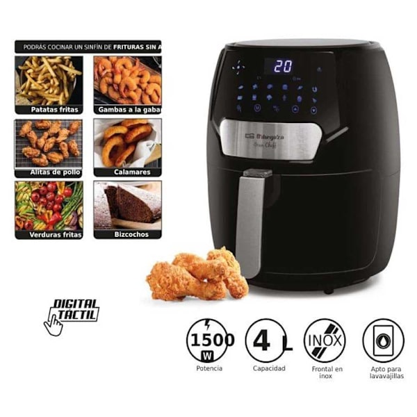 Orbegozo Ilmakuivain Fdr 65 1500w 4l Hopeinen 4 Liters / EU Plug