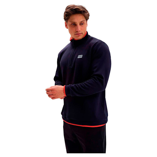 Stuburt Halv Lynlås Fleece Active Tech Blå 2XL Kvinde