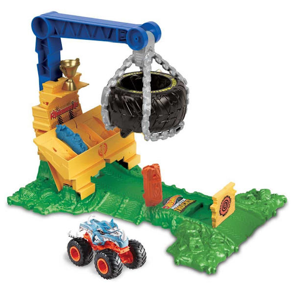 Hot Wheels Rhinomite Challenge Car Monster Trucks Arena Smashers Flerfärgad