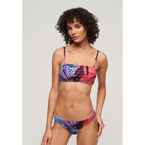 Superdry Tropical Bandeau Bikinitopp Flerfärgad L Kvinna