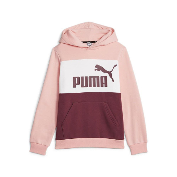 Puma Luvtröja Ess Block Fl Rosa 4-5 Years Pojke
