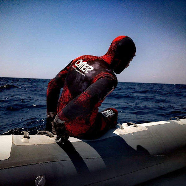 Omer Spearfishing Jakke Red Stone 5 Mm Rød S