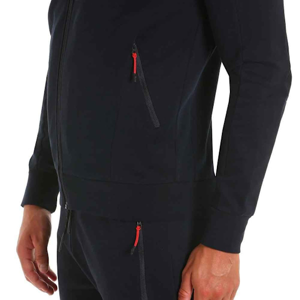 Slam Sweatshirt Med Full Dragkedja Deck Zip Sweat Blå XL Man
