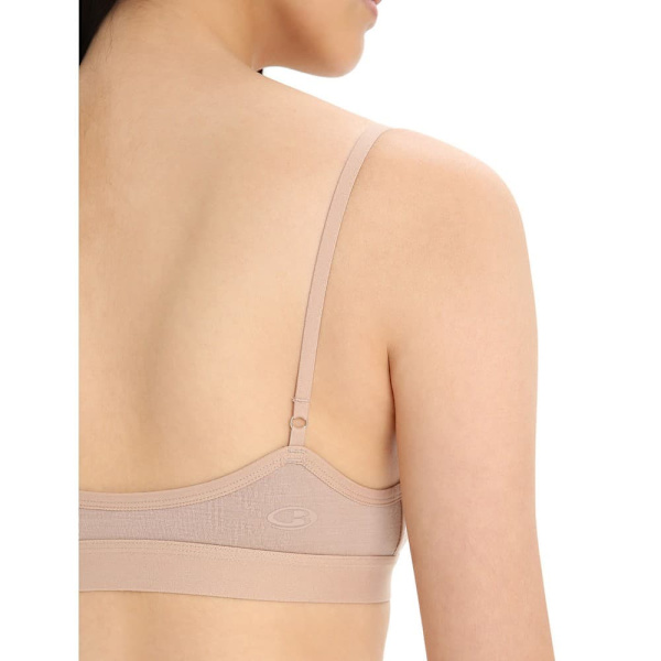 Icebreaker Merino 150 Siren Bh Beige,Rosa M Kvinde