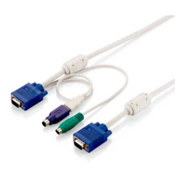 Level One Kabel Kv-08031/1630 Kvm Hvid