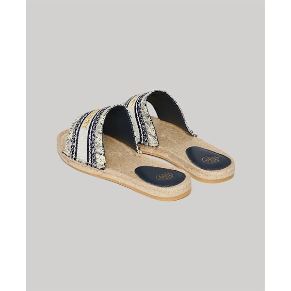 Superdry Canv Overlay Espadriller Blå EU 38 Kvinna