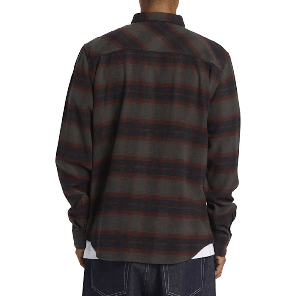 Dc Shoes Marshal Flannel Skjorte Med Lange ærmer Grå 2XL Mand