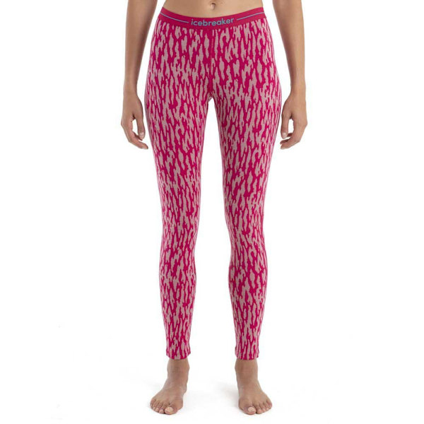 Icebreaker Strumpbyxor 260 Vertex Macro Forms Merino Rosa S Kvinna