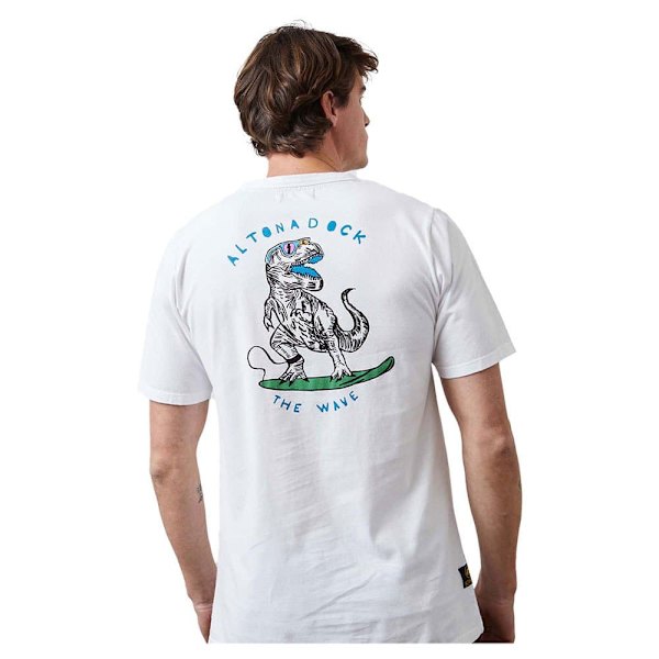 Altonadock 124275040733 T-shirt Med Korta ärmar Vit L Man