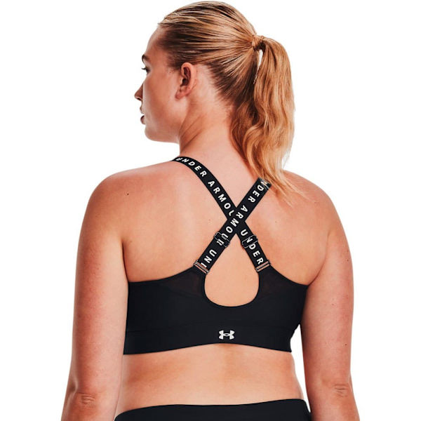 Under Armour Top Høj Support Infinity Zip Rosa S Kvinde