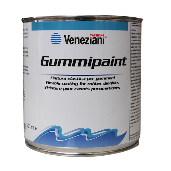 Veneziani Emalj Gummipaint 500ml Durchsichtig