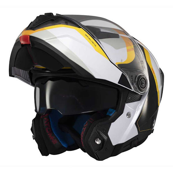 Mt Helmets Atom Ii Sv Emalla Modulær Hjelm Sort XL
