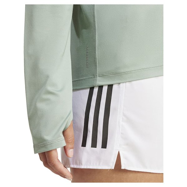 Adidas Own The Run Halv Lynlås Sweatshirt  XS Kvinde
