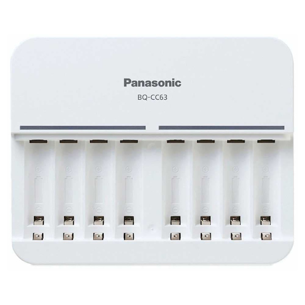 Eneloop Aa/aaa Batterilader Bq-cc63 Transparent,Sort