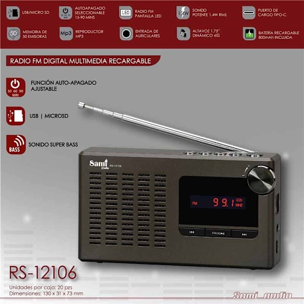 Sami Fm Radio Rs12106