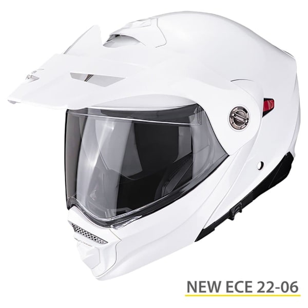 Scorpion Modulær Hjelm Adx-2 Solid Hvid M