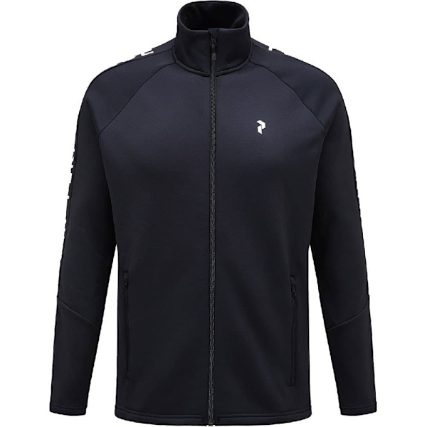 Peak Performance Rider Fleece Med Hel Dragkedja Svart XL Man