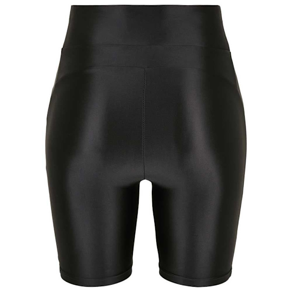Urban Classics Metallic Cycle Korte Leggings 2 Enheder Sort 5XL Kvinde